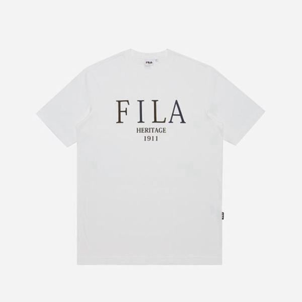 Fila Heritage Rugby S/S Men's T-Shirts - White,NZ 25-73094